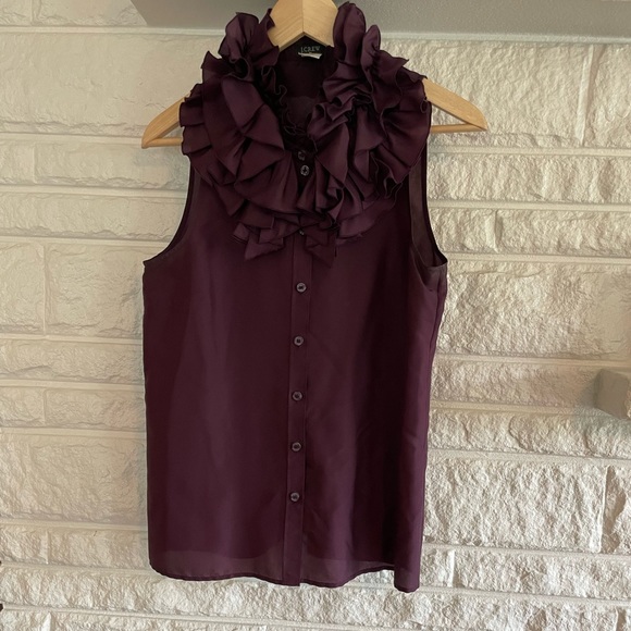 🛍️ J. Crew Kelsey Sleeveless Ruffle Tank - Picture 6 of 9